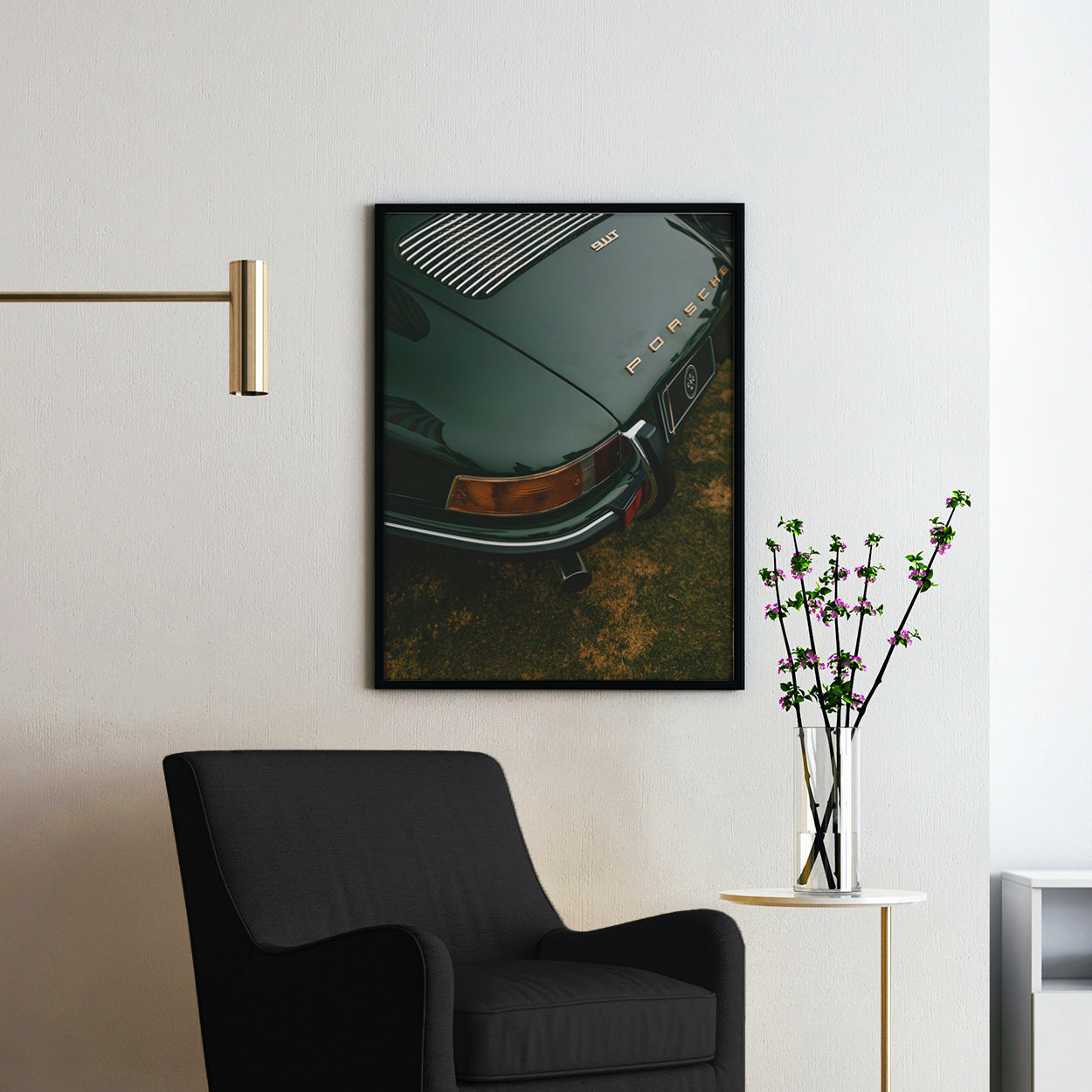 Classic Green Porsche 911T