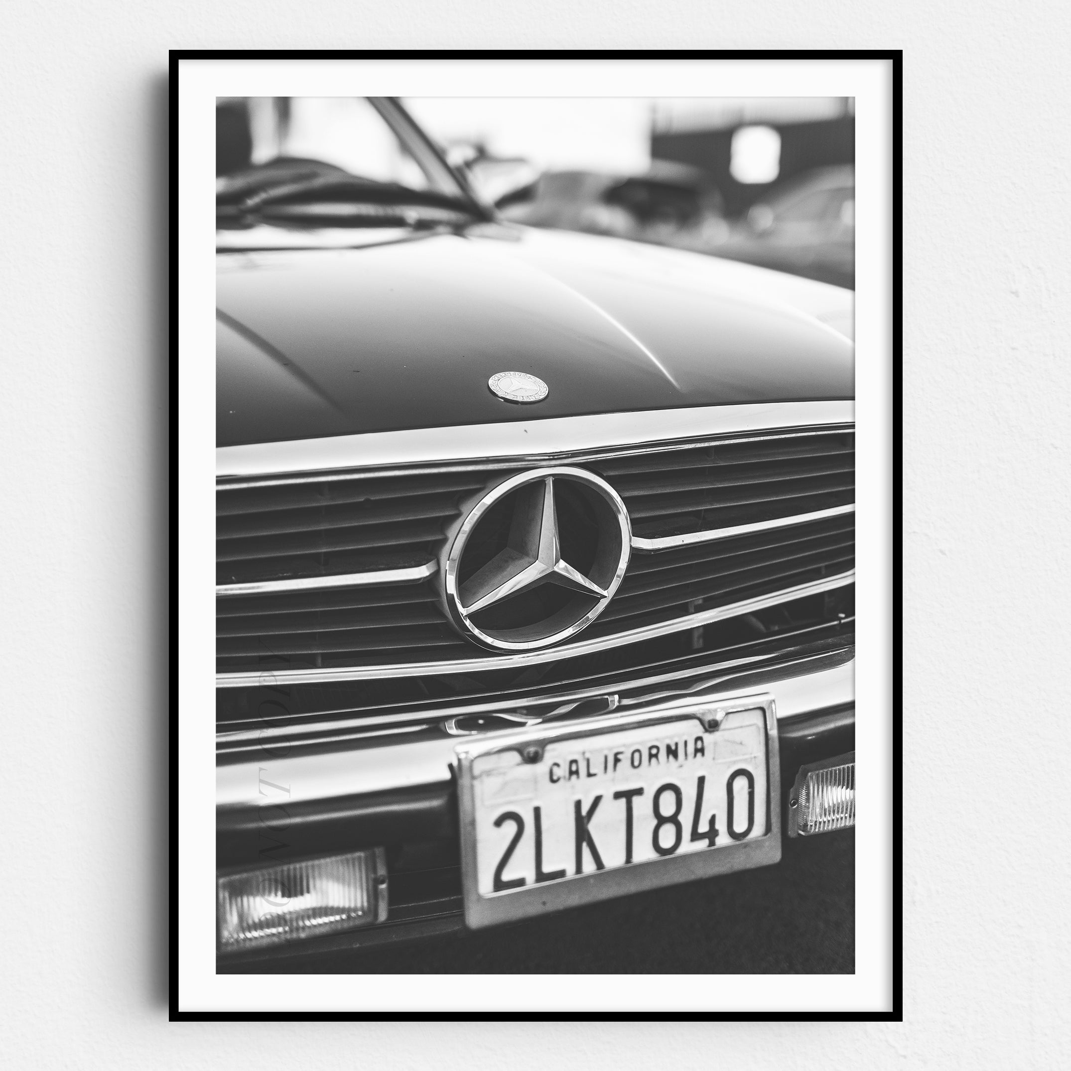 Classic Mercedes Benz Bumper Logo