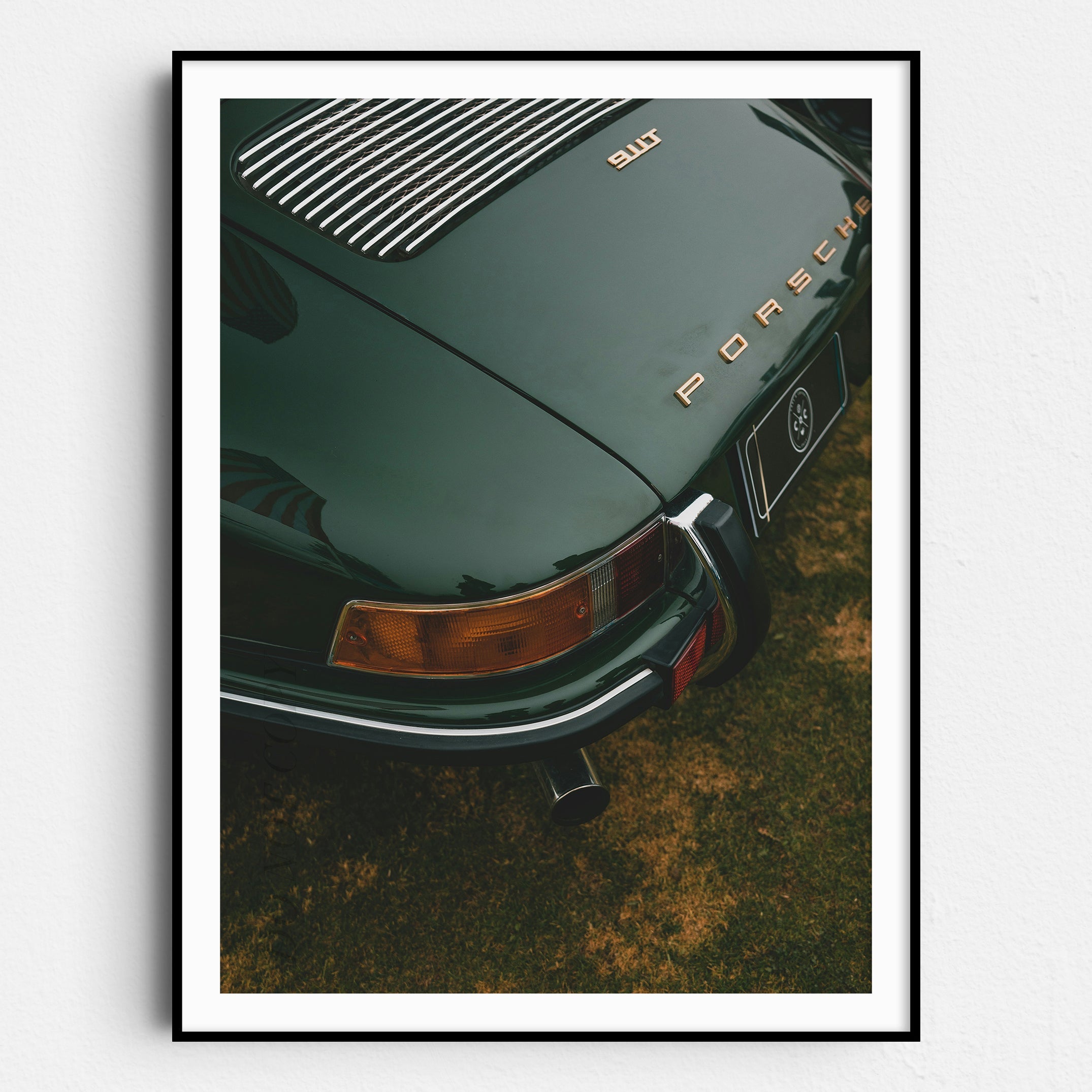 Classic Green Porsche 911T