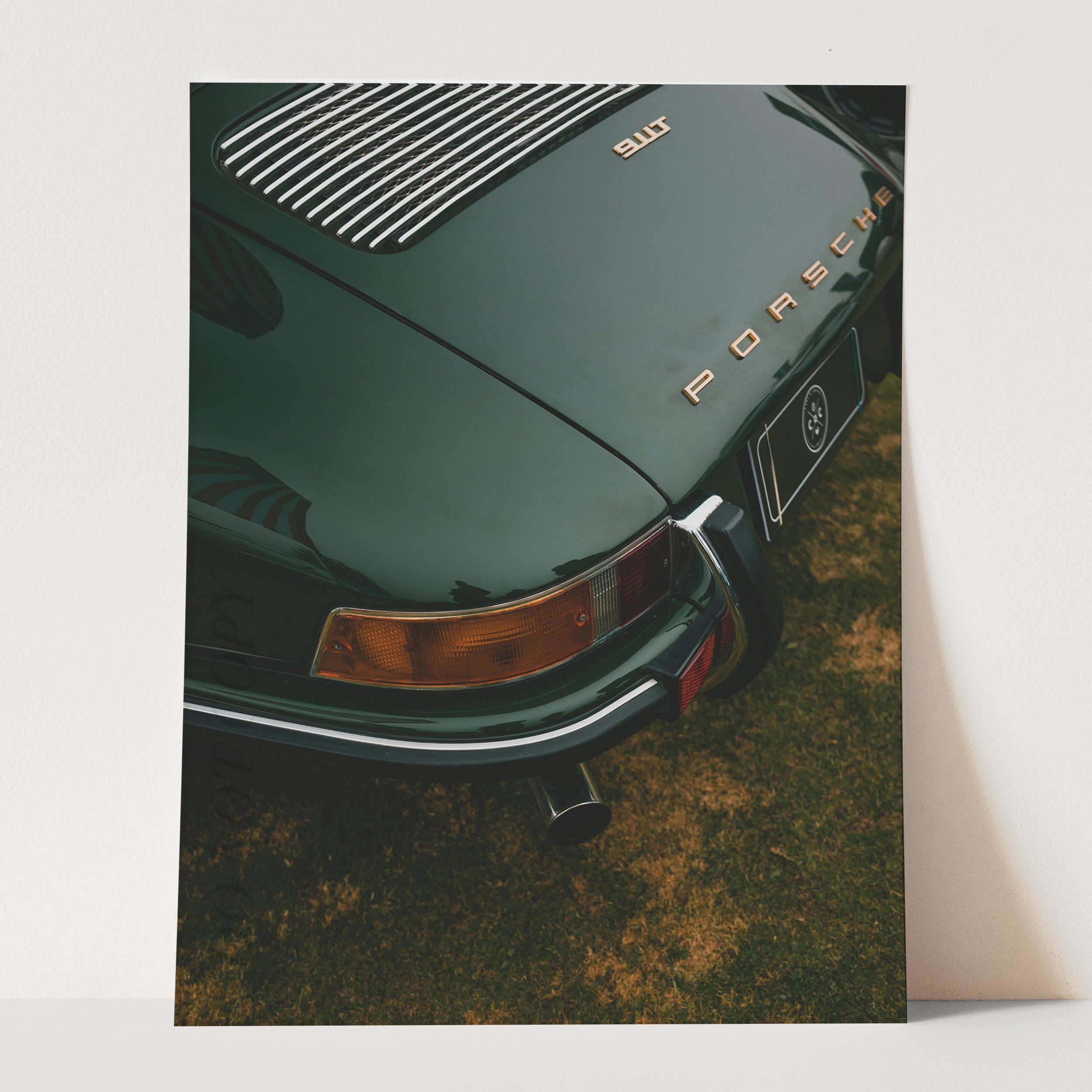 Classic Green Porsche 911T