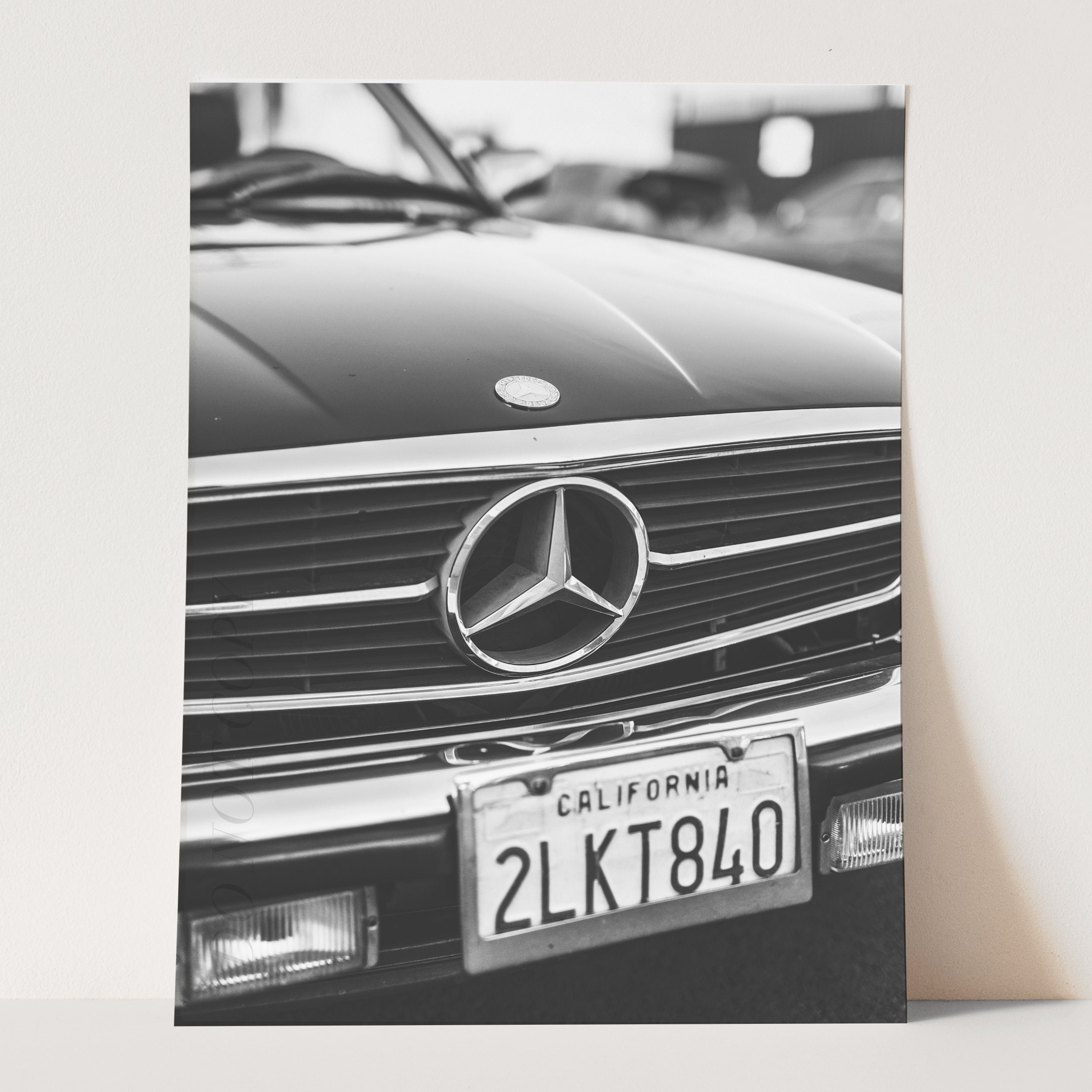 Classic Mercedes Benz Bumper Logo